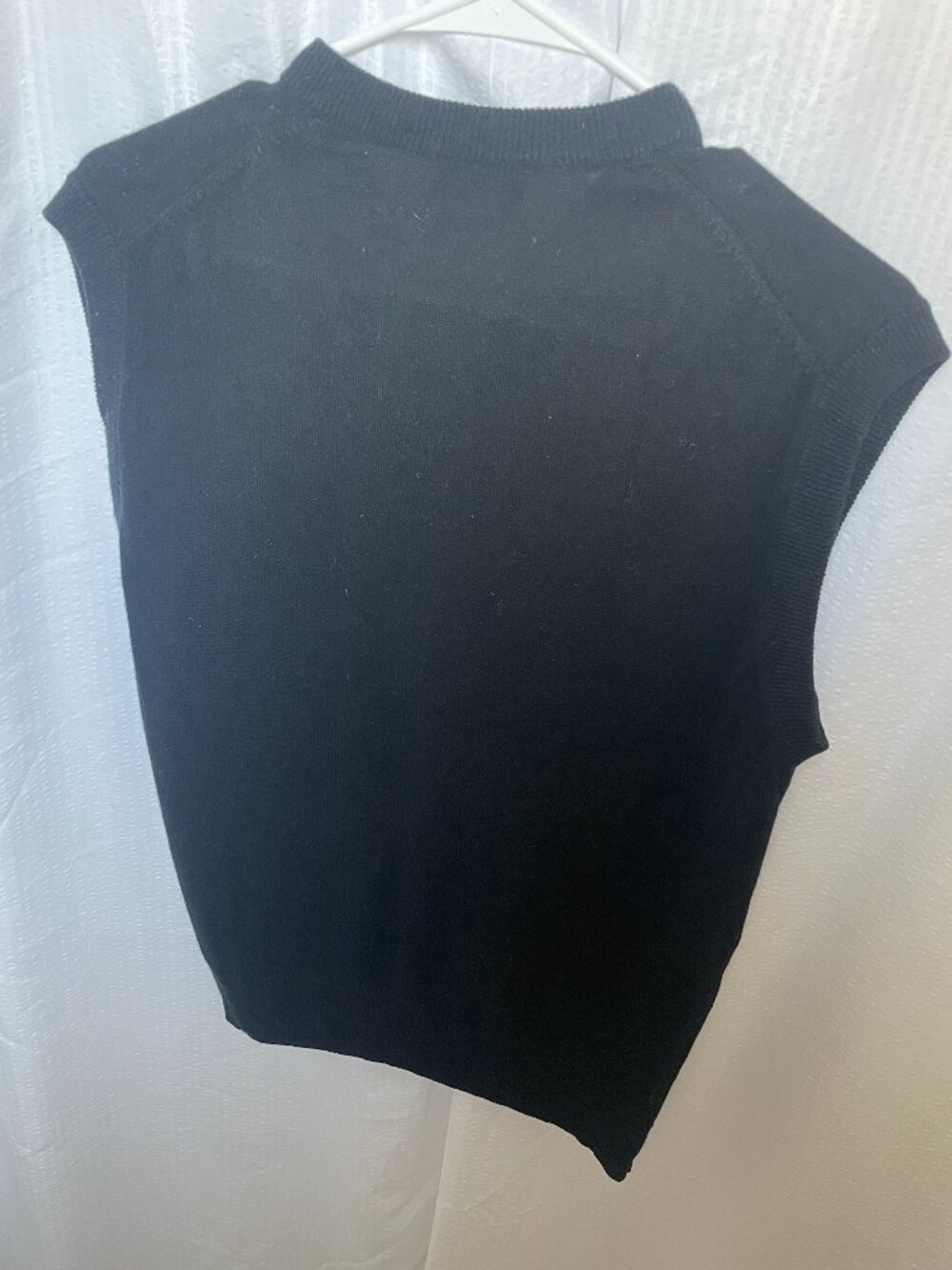 Paul Fredrick Mens Sweater Vest, Size S, Cashmere Silk blend